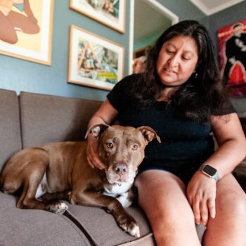 dog person couch copy 350x350 - Addressing the impact of restrictive pet policies in rental housing on pets, animal shelters and the tenants who love them